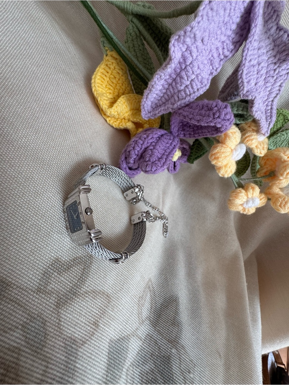 Charriol Tropez Silver-Tone Women's Mesh Bracelet Watch - Silver